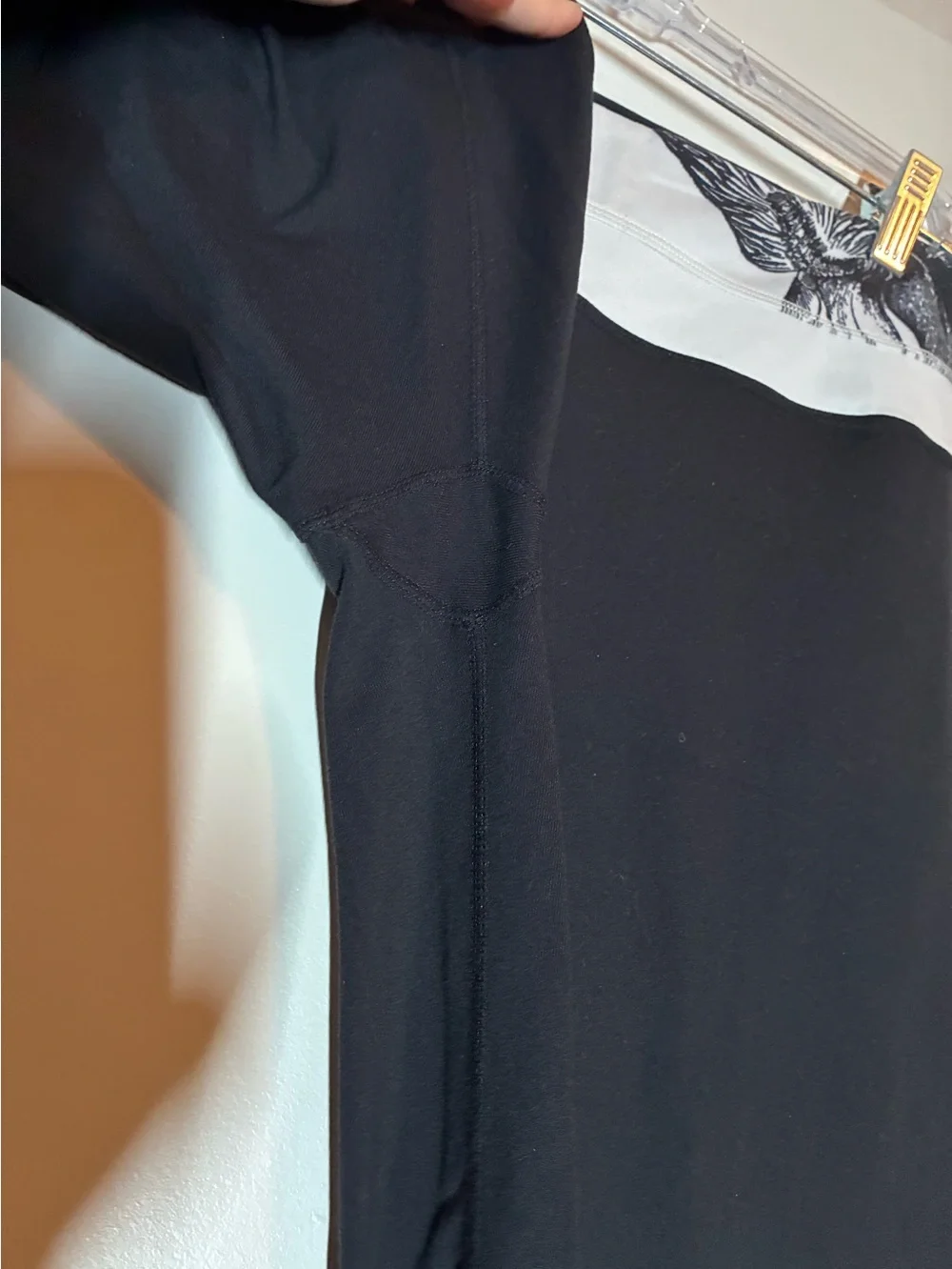 Vintage Lululemon Groove Pant (Regular) in Black/Laceoflage Polar Cream Black 8